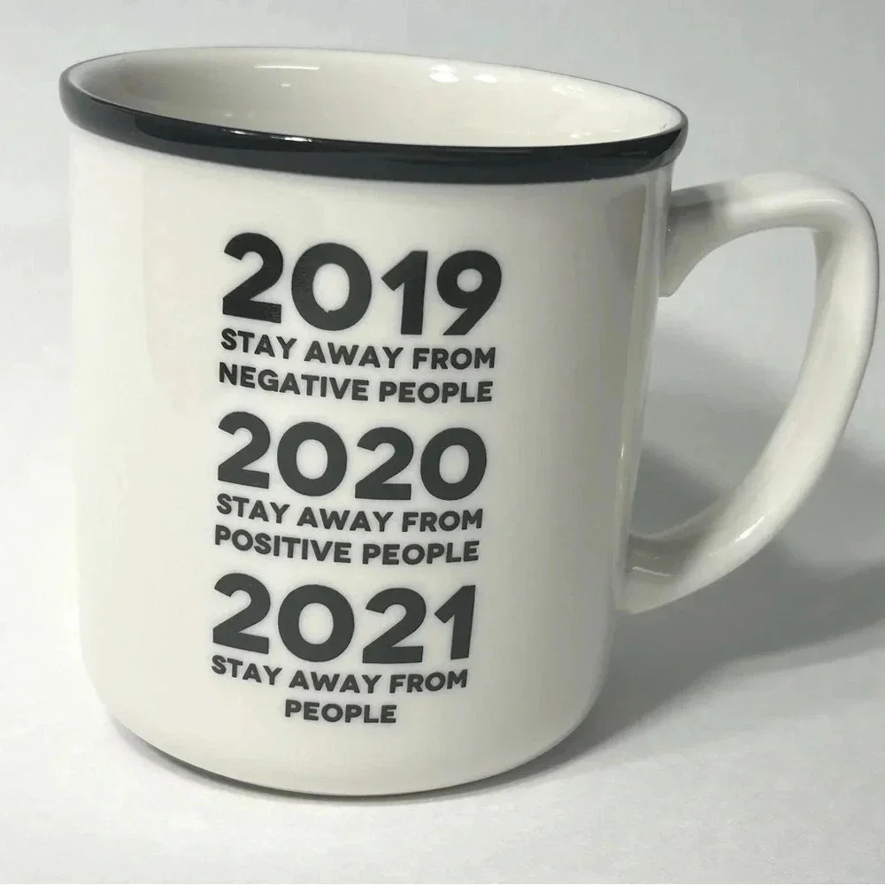 Abbott - “Stay Away From People”  Coffee Mug - BN ☕️